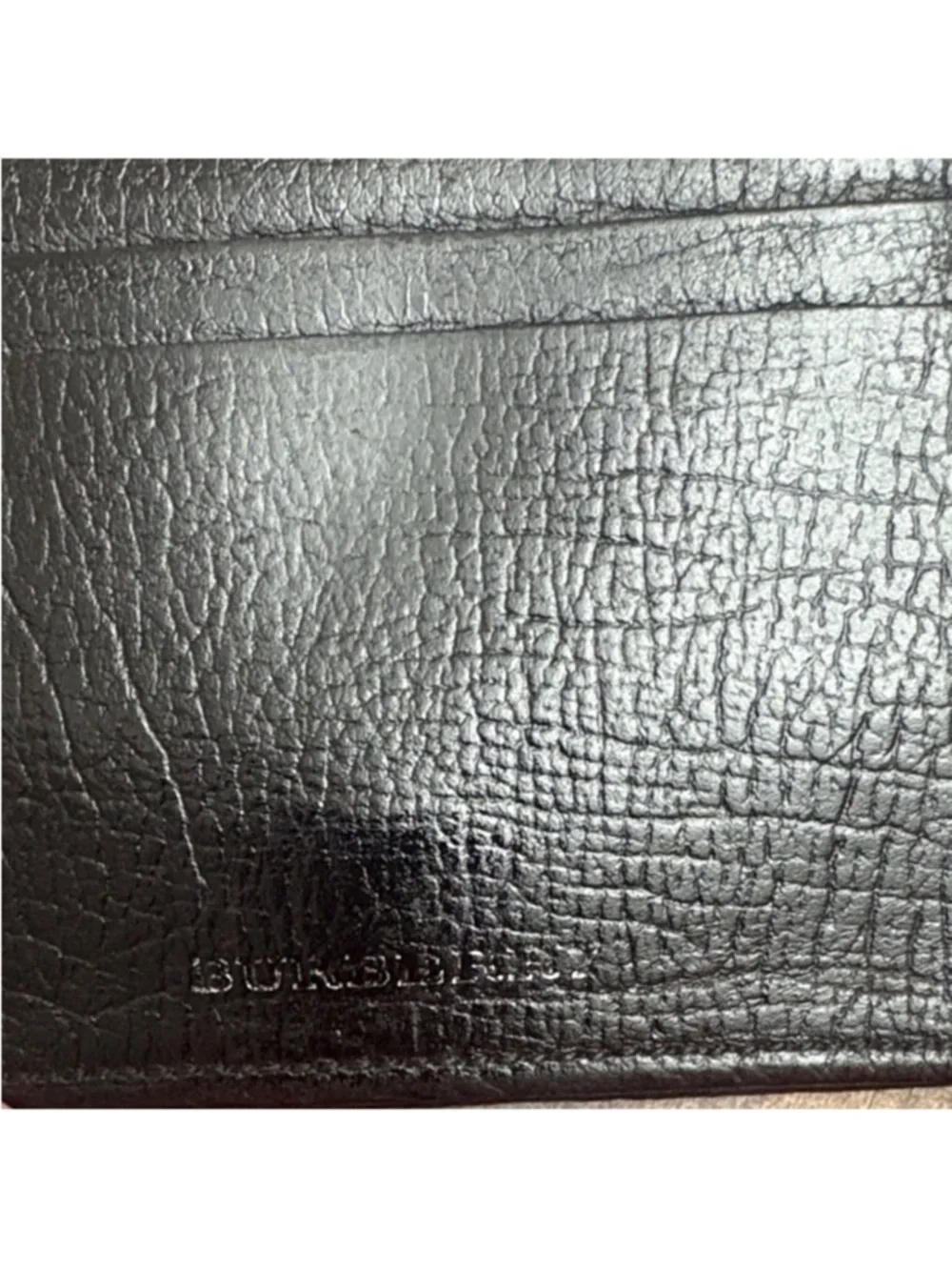 Burberry Black Calfskin Bifold Novacheck Wallet